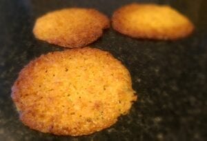 three coconut cookies