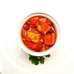 Caribbean curry with Tofu