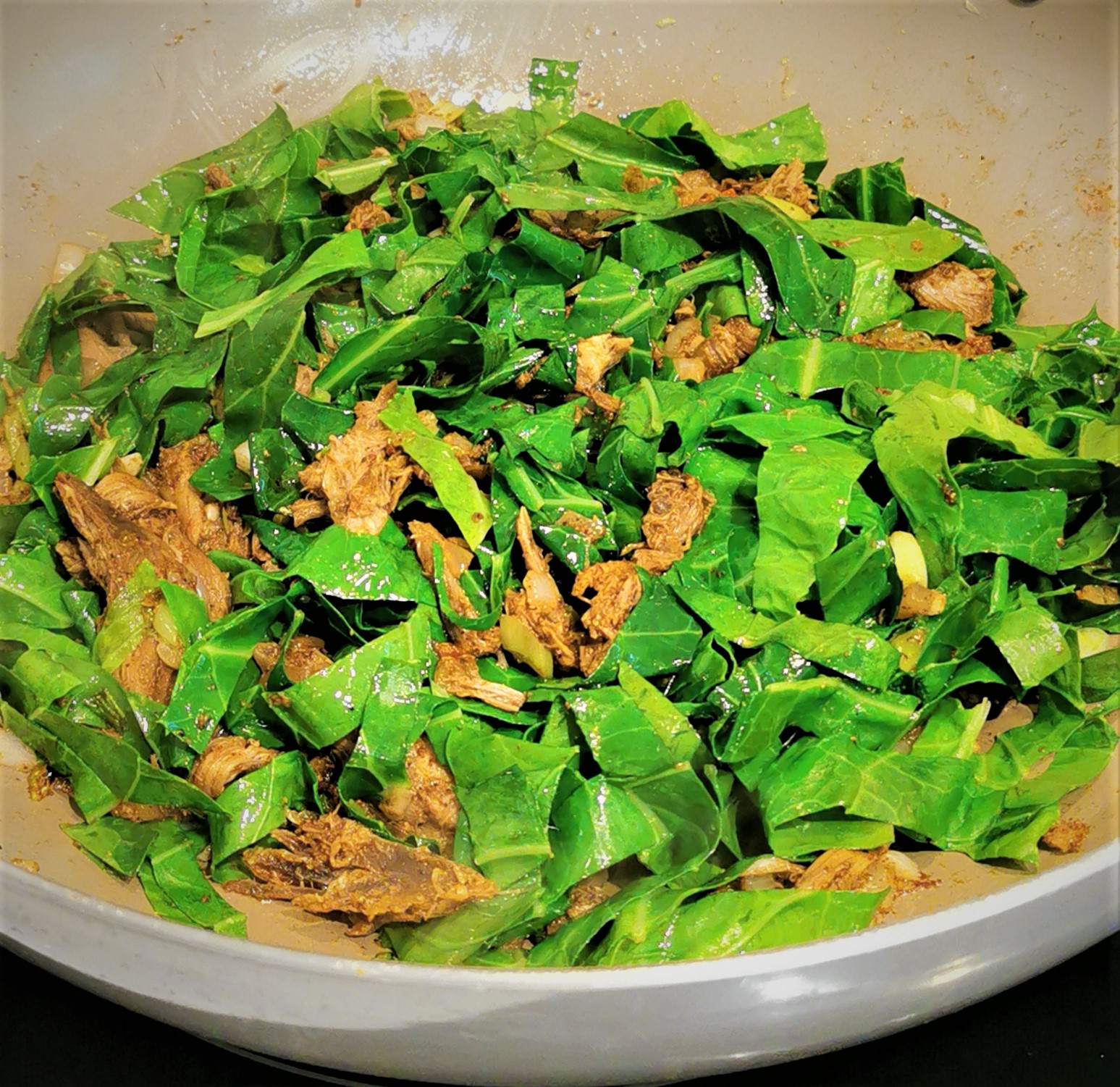 Read more about the article Duck fried spring greens